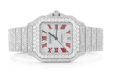 cartier watch diamond icebox|cartier diamond watches for men.